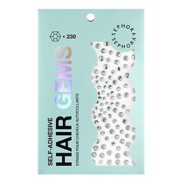 Strass fürs Haar - Selbstklebender Strassschmuck Fürs Haar